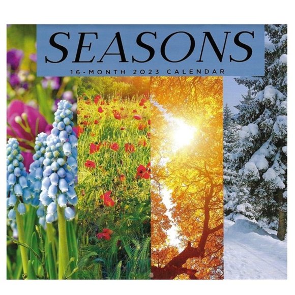 Paper Craft Designs Other - 2023 Calenda Seasons in Nature 16 Month Wall Calendar Gift Full Size 12 X 22 in